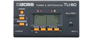 BOSS TU-80  Tuner & Metronome - 1